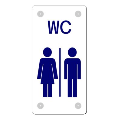 Naambord Rechthoek 10x20 cm