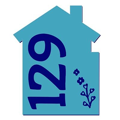 Klikosticker Stickers huisvorm 20x25cm