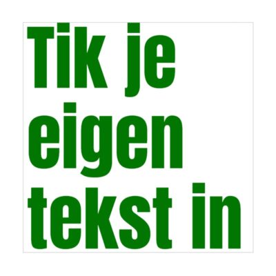 Laserletters Acrylaat 8mm 40x40cm