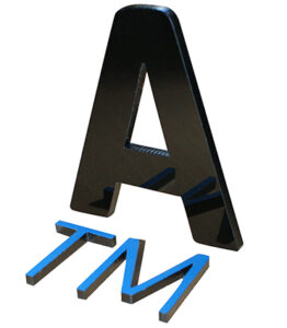 Laserletters Acrylaat 8mm 20x20cm