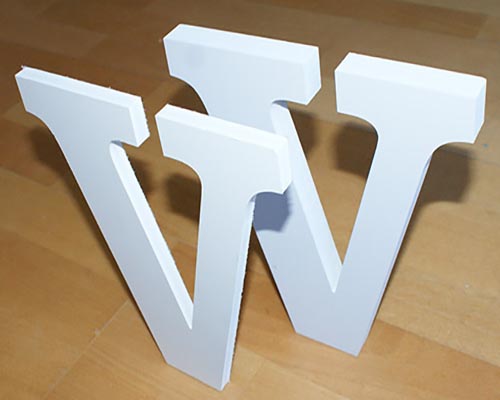 Freesletters Forexplaat 40x40cm 18mm