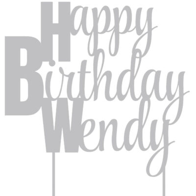 Taarttopper 20x18cm Persoonlijk en Uniek