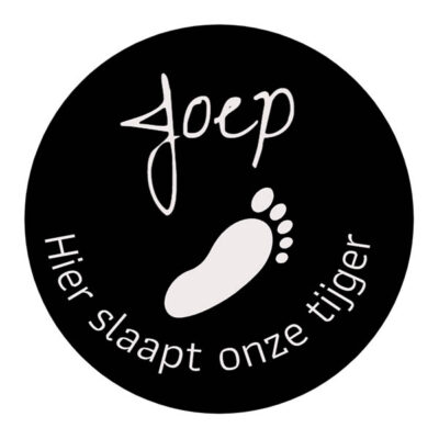 Cirkel 15cm Zwarte Acrylaat deurbordjes