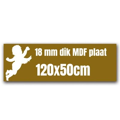 Bevestigen van MDF 18mm freesletters met houtlijm en high-tech kit voor 3D belettering.