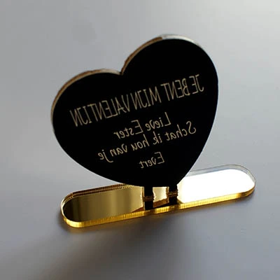 Hart-spiegelacrylaat achterkant