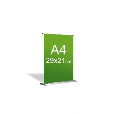 Roll Up banner 21x29cm (A4)
