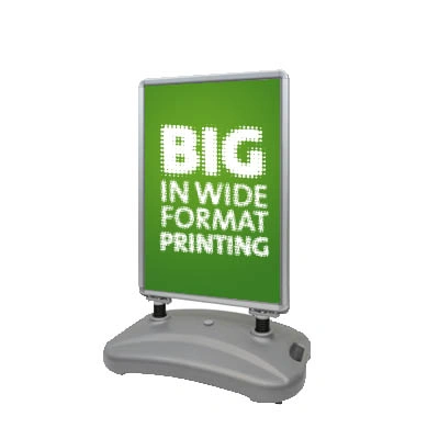 Stoepbord met watertank A1